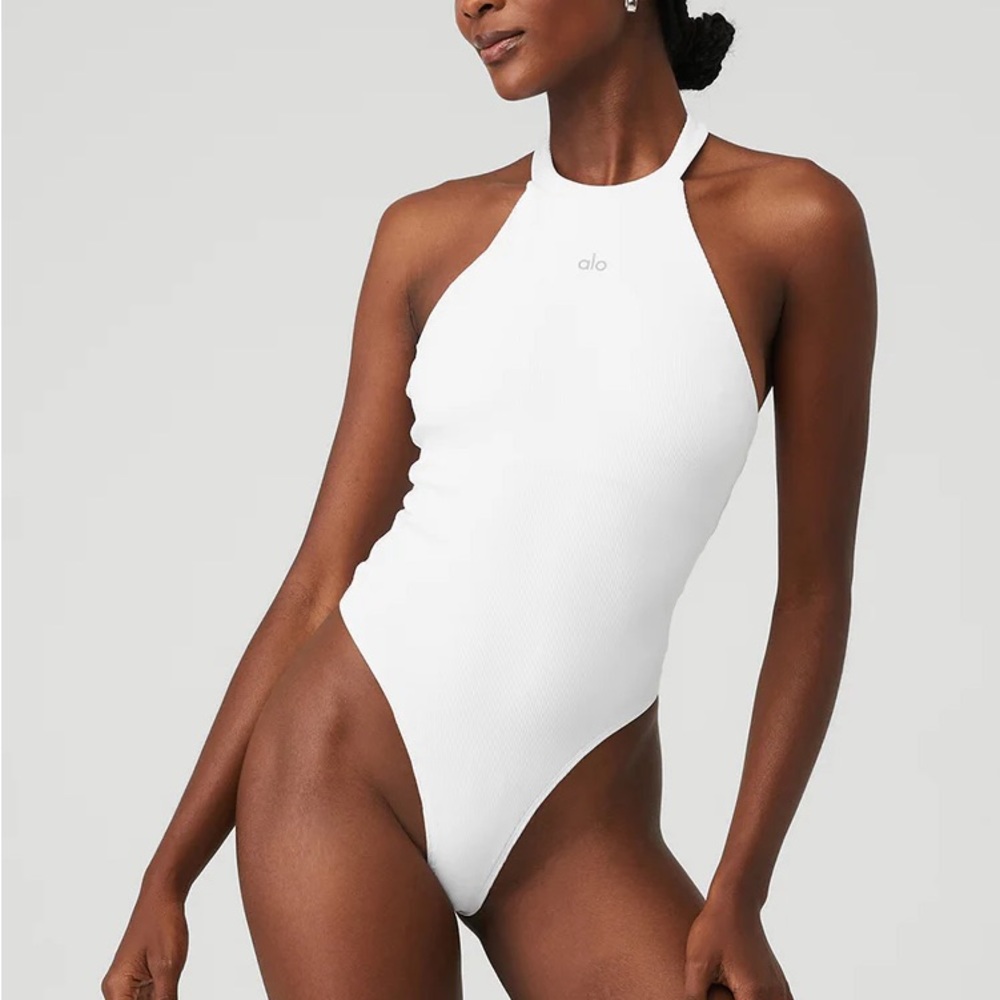 Alo white bodysuit